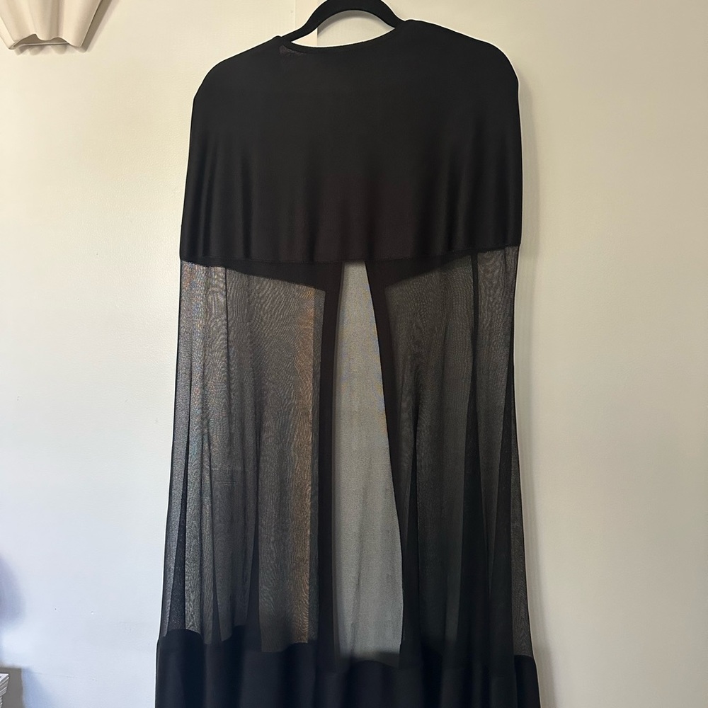 St John Elegant Black Cape / Shawl